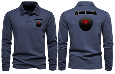 BOEING LOGO LONG SLEEVE POLO